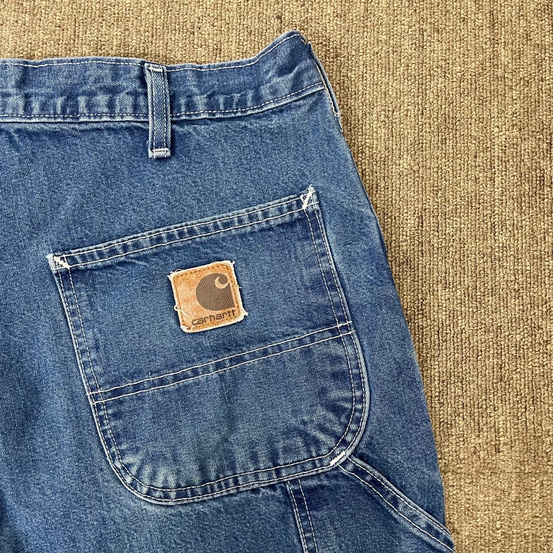 (36) Carhartt 칼하트 컷오프 데님 반바지  상품이미지4