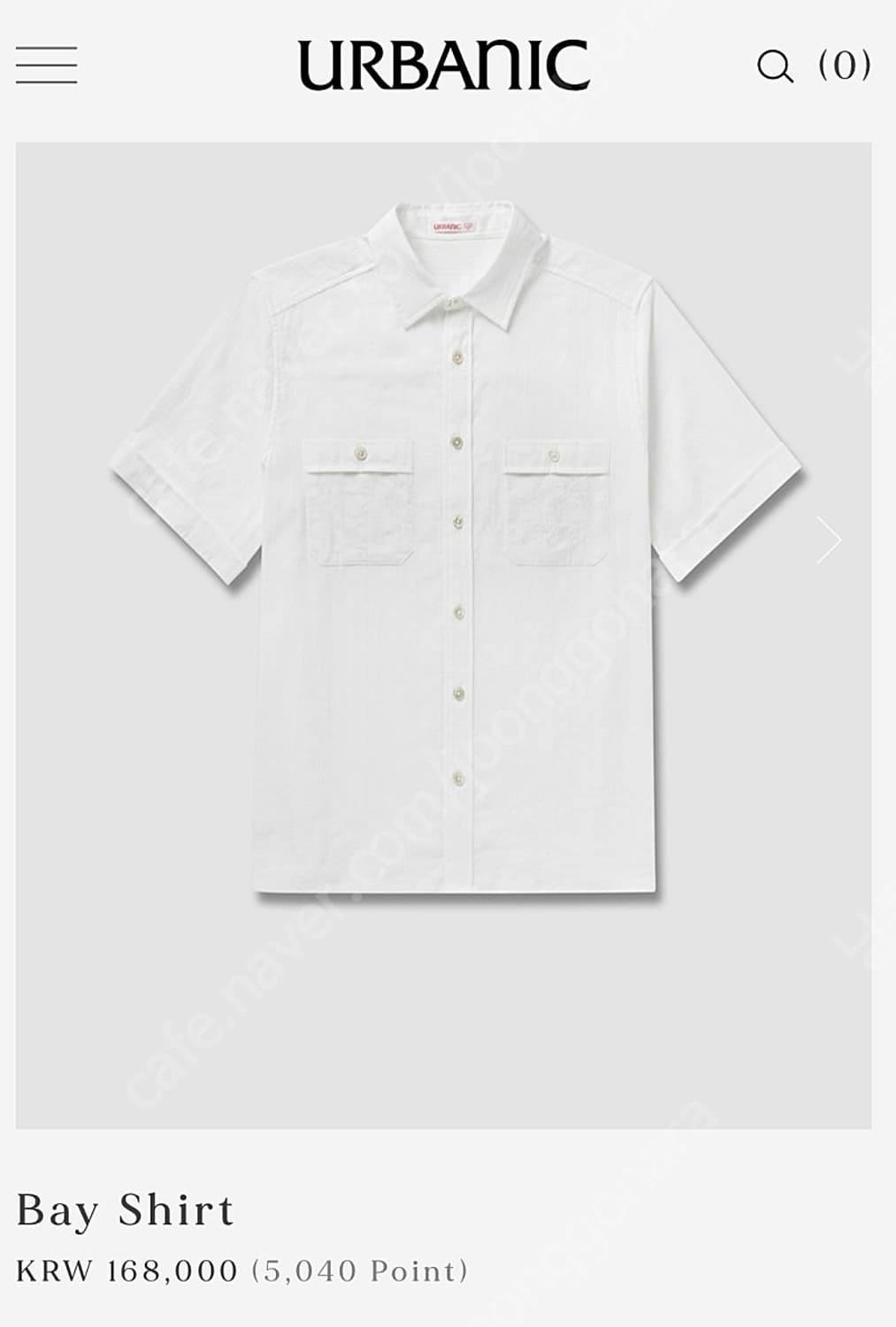  얼바닉30 BAY SHIRT(베이 셔츠) 상품이미지1