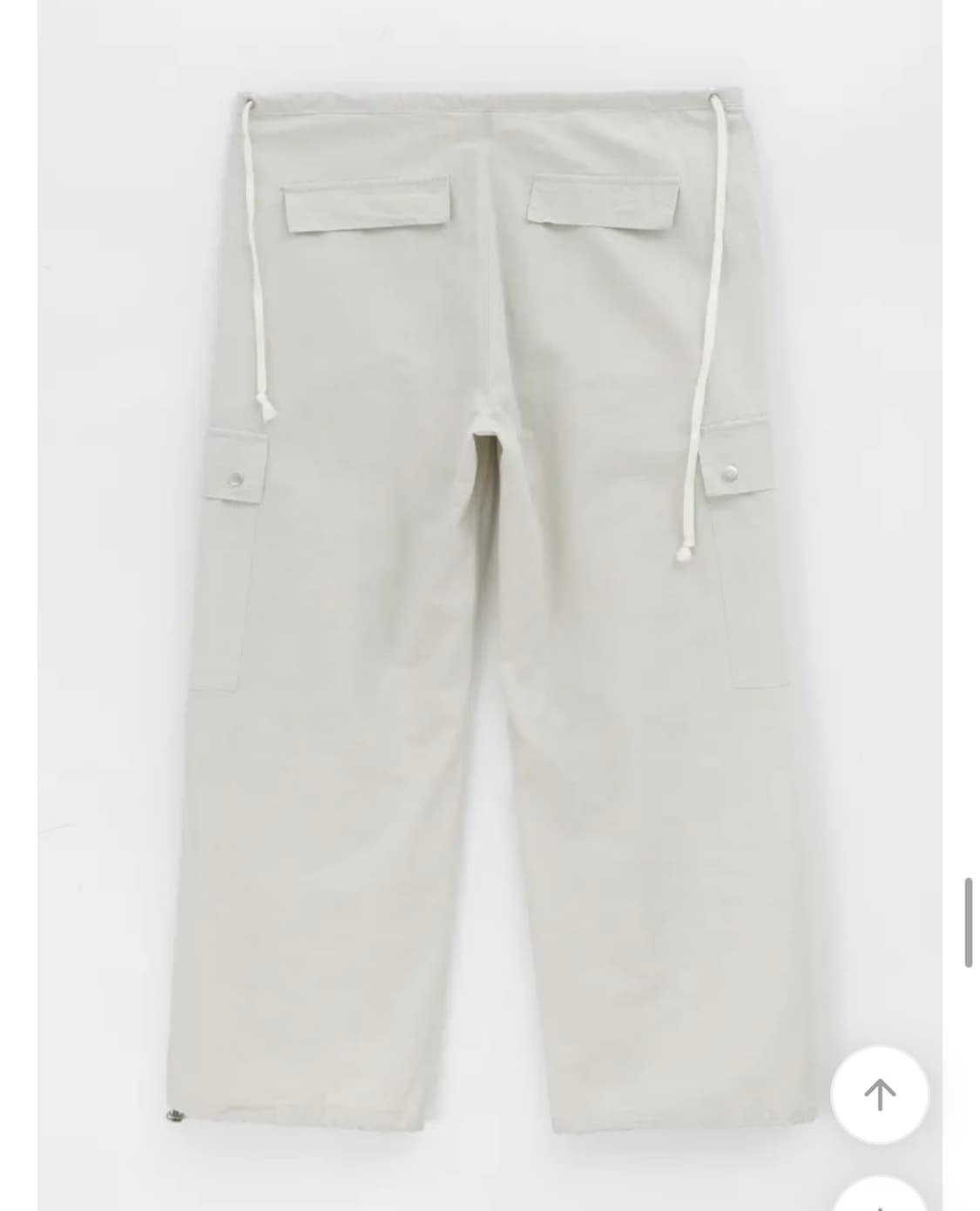 블랙업 드레프 스트링 카고팬츠 상품이미지5