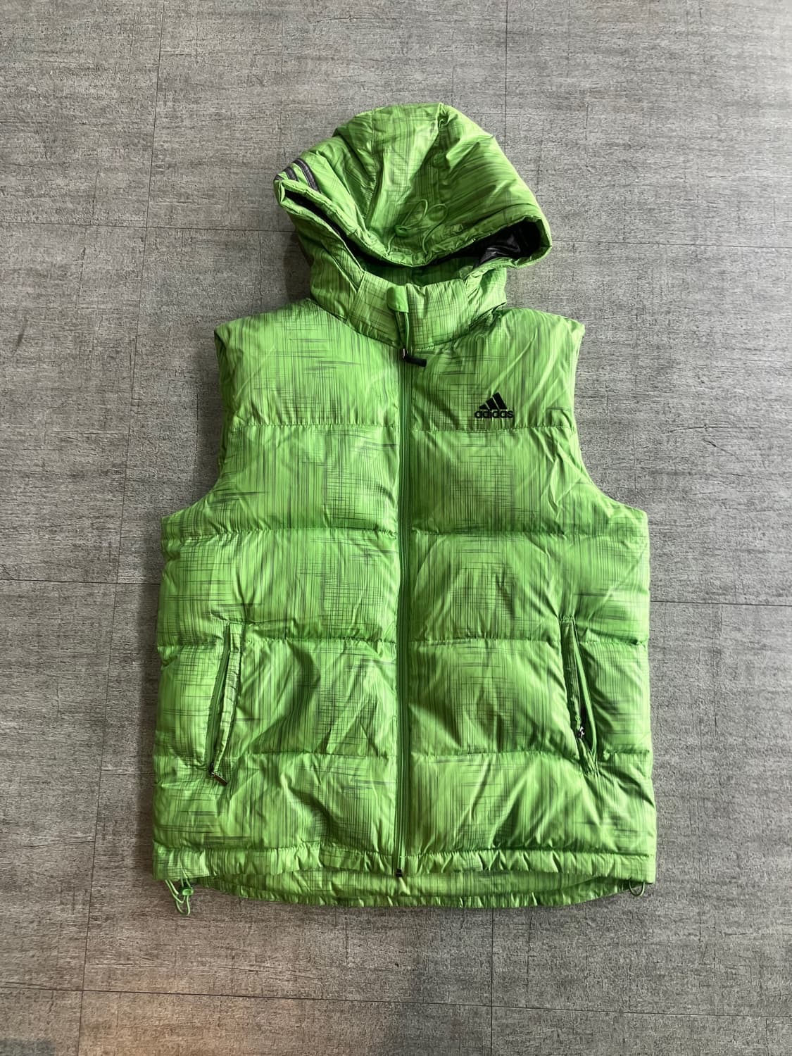 Adidas 아디다스 올드스쿨아메카지 스트릿 후드패딩베스트 상품이미지1