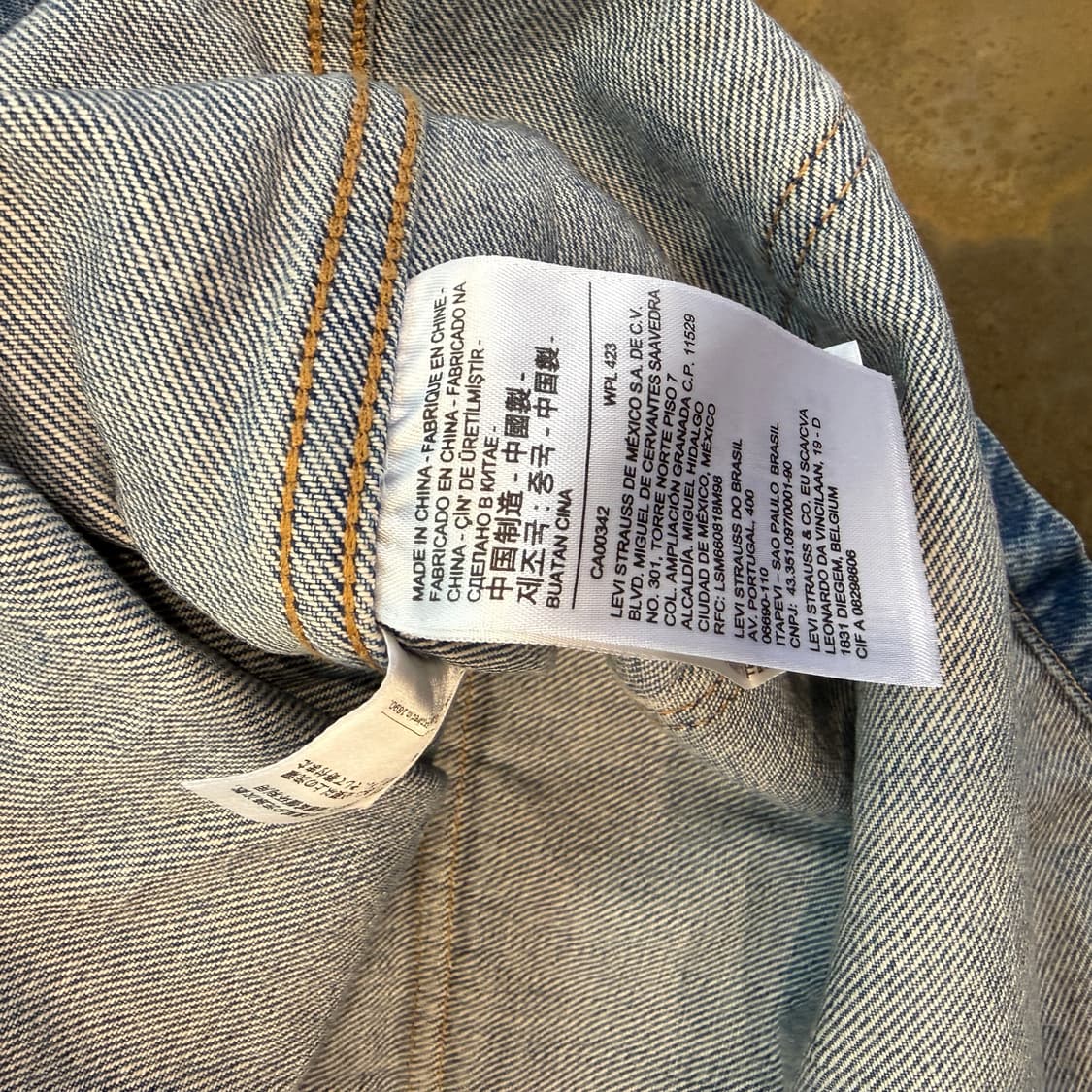 리바이스 데님 초어 자켓 상품이미지5