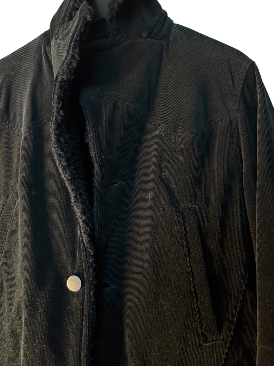 08aw 넘버나인 코듀로이 무스탕 코트 상품이미지2