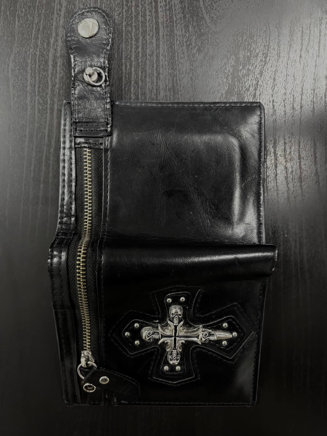해골 펑크 빈티지 지갑 상품이미지6