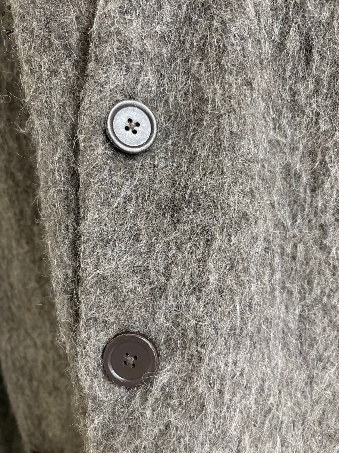 아워레가시 모헤어 몰 가디건 그레이 상품이미지5