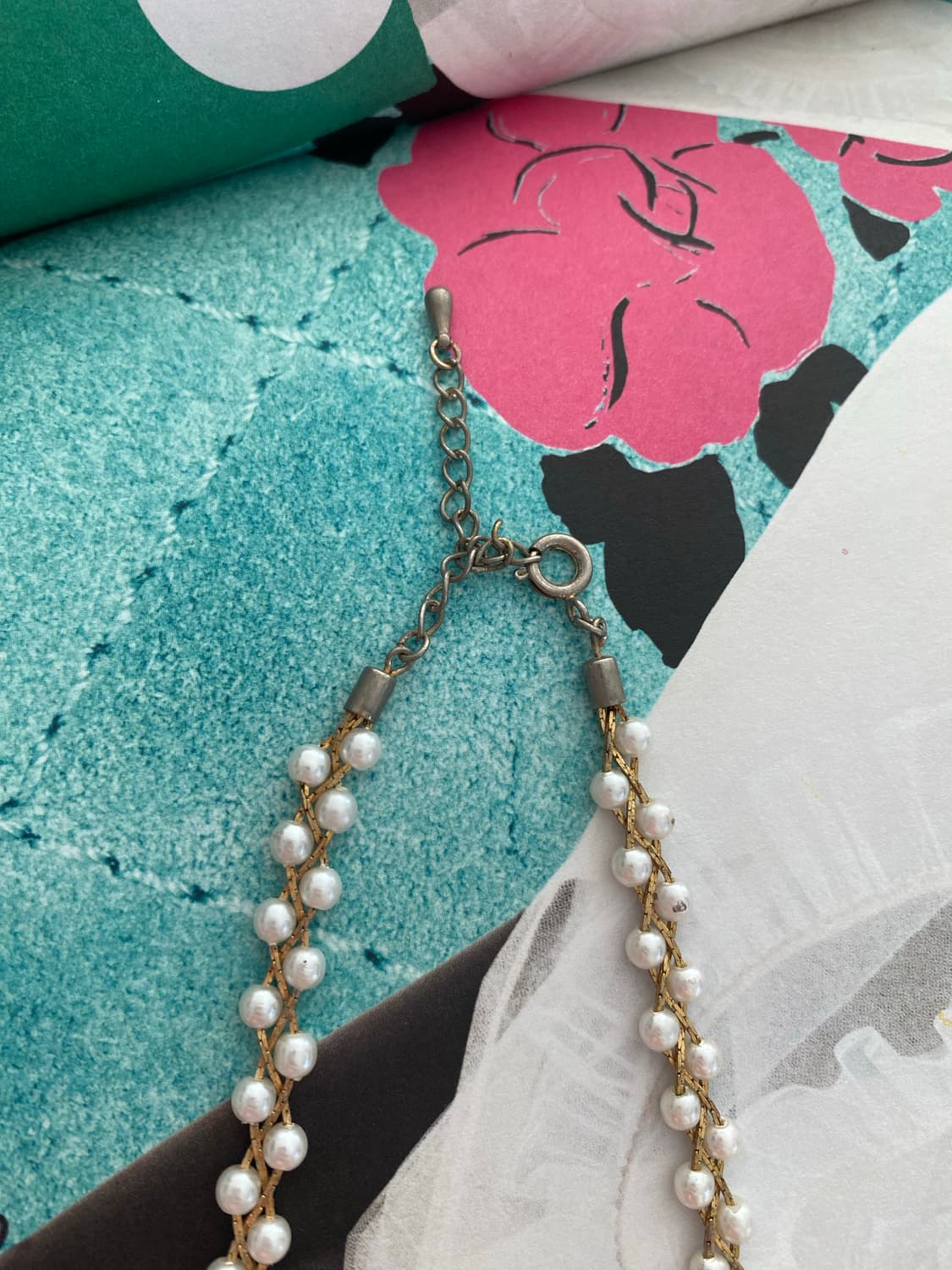 빈티지 모조진주 목걸이 상품이미지7