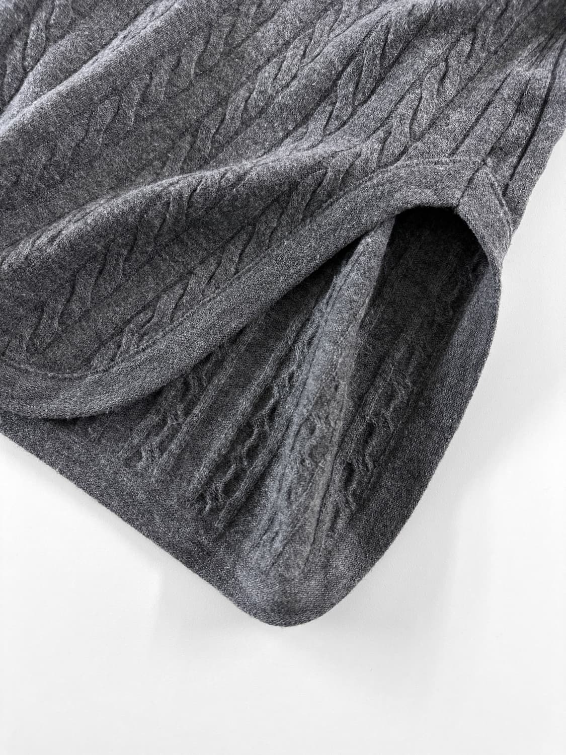 45rpm 울 케이블 니트 크루넥 스웨터 상품이미지9