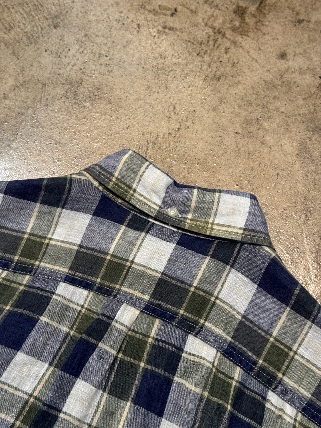 44-66 ) GAP Plaid Linen Shirt 상품이미지8