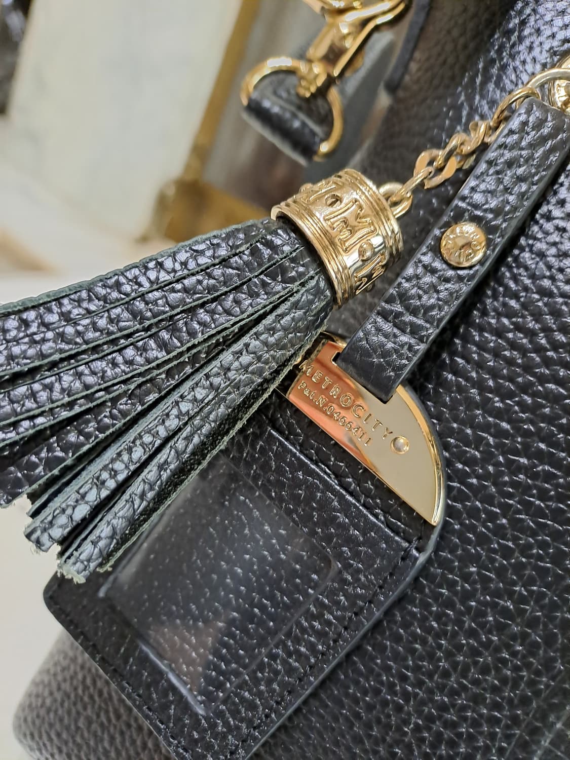 메트로시티 블랙 토트& 숄더백 상품이미지7