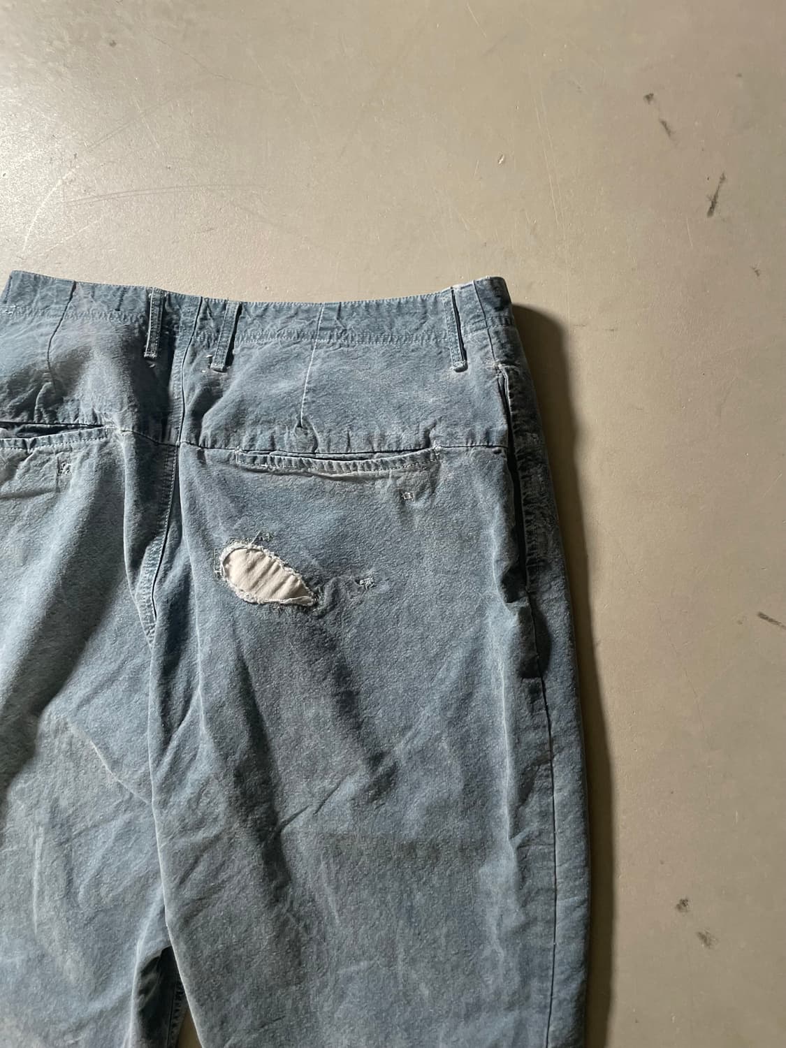 KZ Atelier Vintage Destroyed Work Pants 상품이미지5