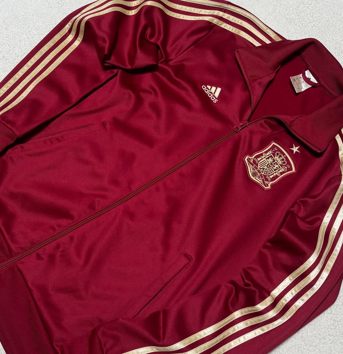 아디다스 딥레드 버건디 스페인 져지  상품이미지4