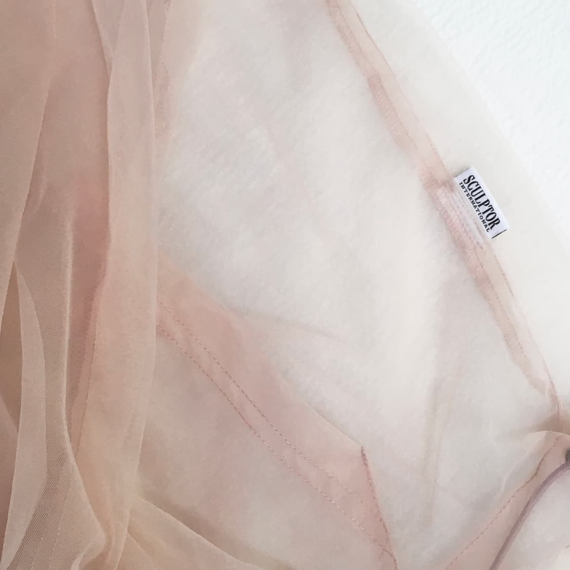스컬프터 Mesh Sheer Zip-Up Jacket Pink (M) 상품이미지4