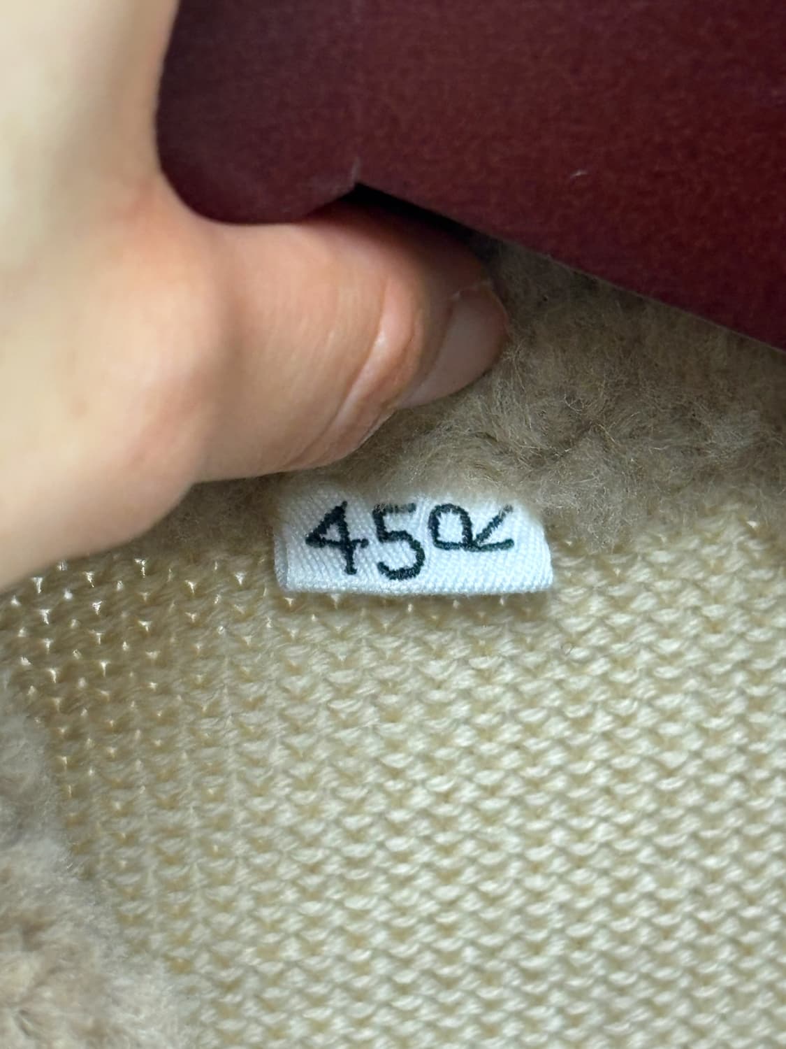 45rpm (45R) 보아 니트 908 블루종 ボア×ニット908ブルゾン 상품이미지8