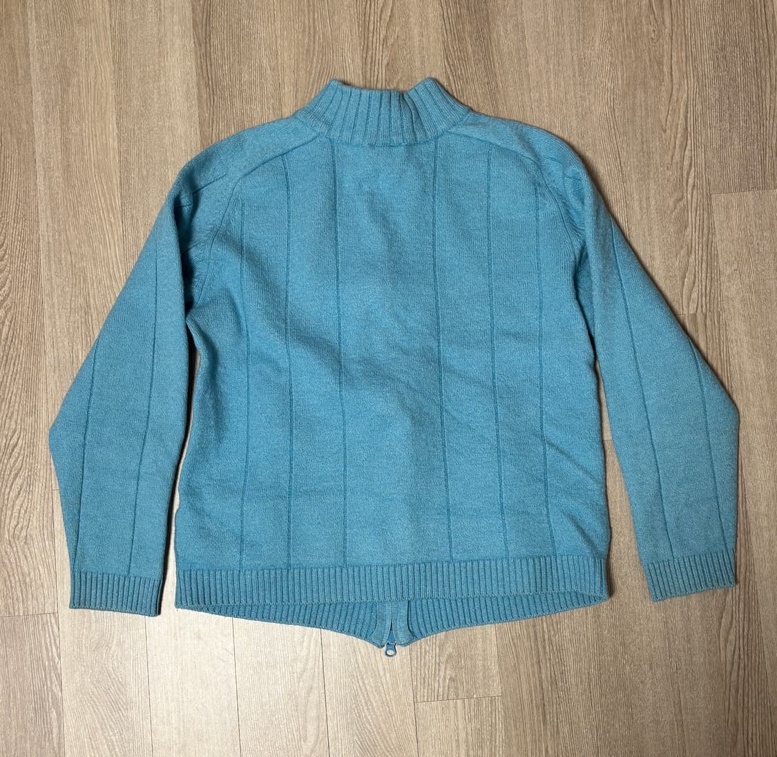 라코스테 블루 니트 집업 상품이미지2