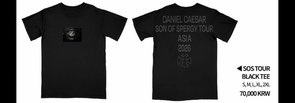 다니엘 시저 Son of Spergy 2026 MD 블랙 상품이미지1