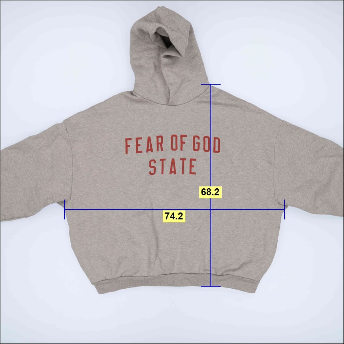 [XL] 새상품 피어오브갓 에센셜 스테이트 후드 (크림택) 0119H1 상품이미지6