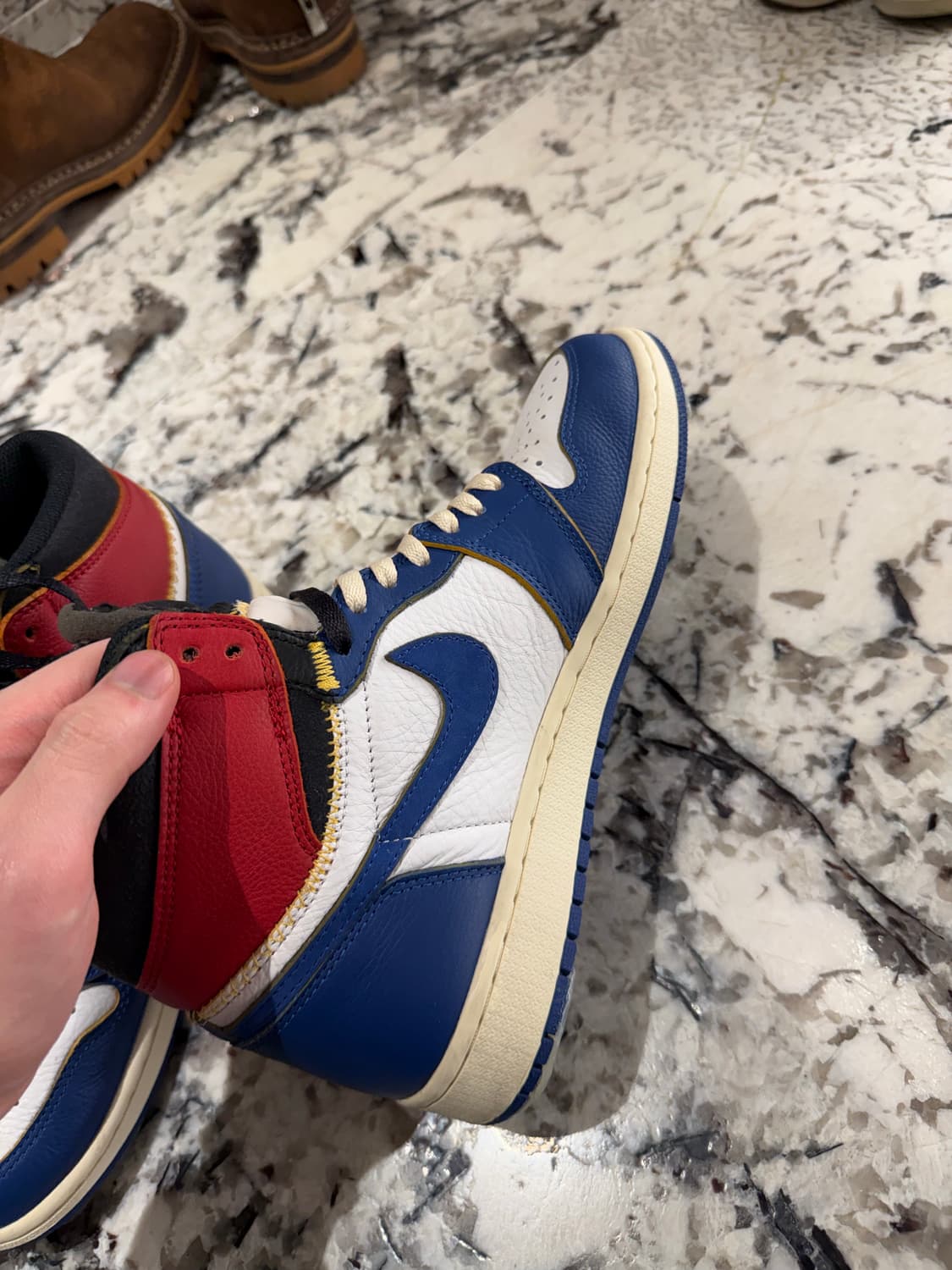 나이키 조던 1 x 유니온 레트로 하이 블루토 상품이미지6