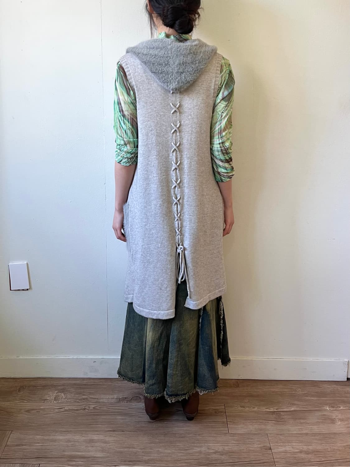 T’S COLLECTION 오트밀 롱 가디건 상품이미지9