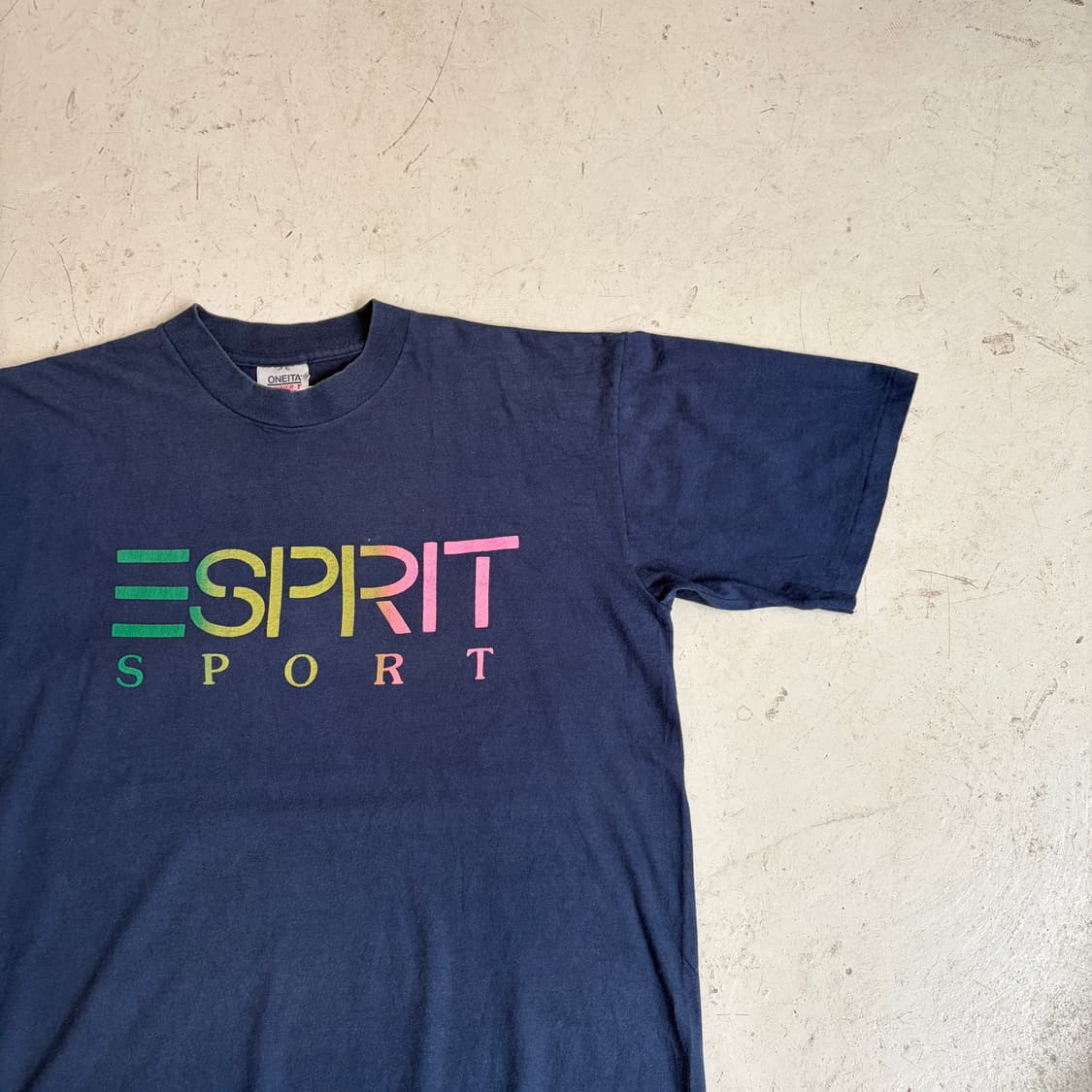 90s USA Esprit Sport 빈티지 싱글스티치 반팔티 2XL 상품이미지2