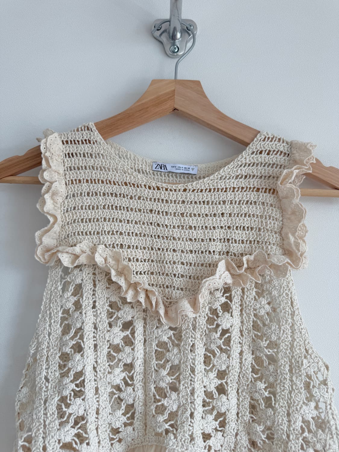 자라(ZARA) 코튼 크로쉐 슬리브리스 상품이미지2