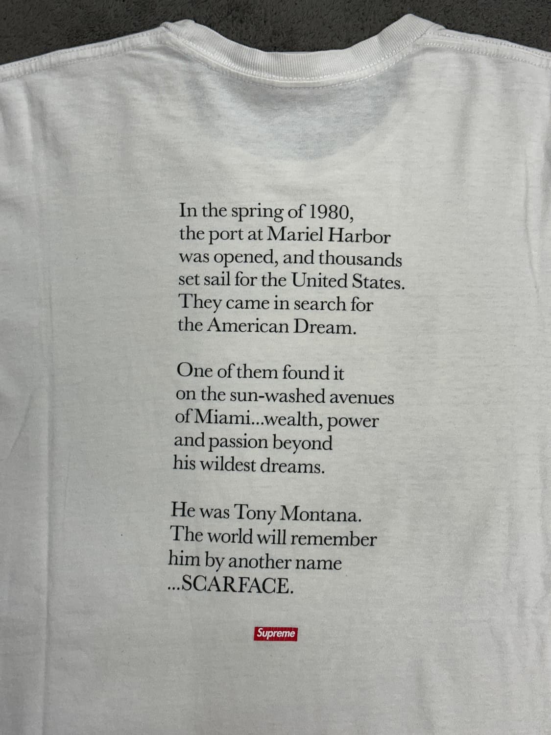 Supreme x Scarface 무비 티셔츠 L 상품이미지4