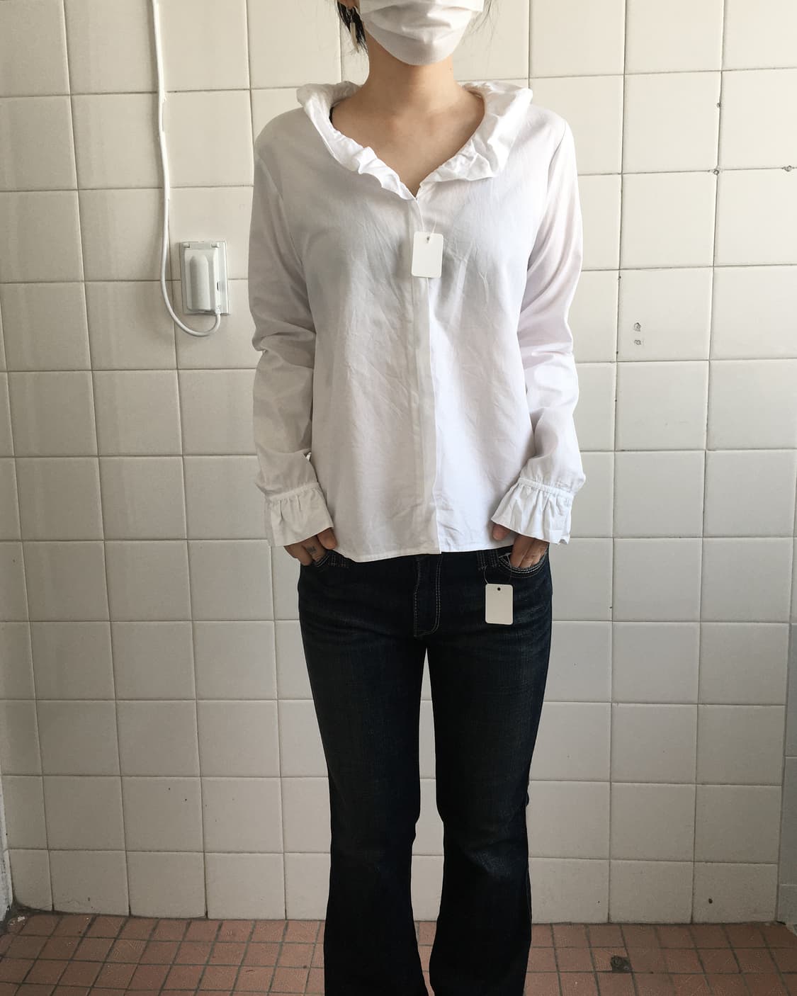 Agnes b frill point zip up 상품이미지6