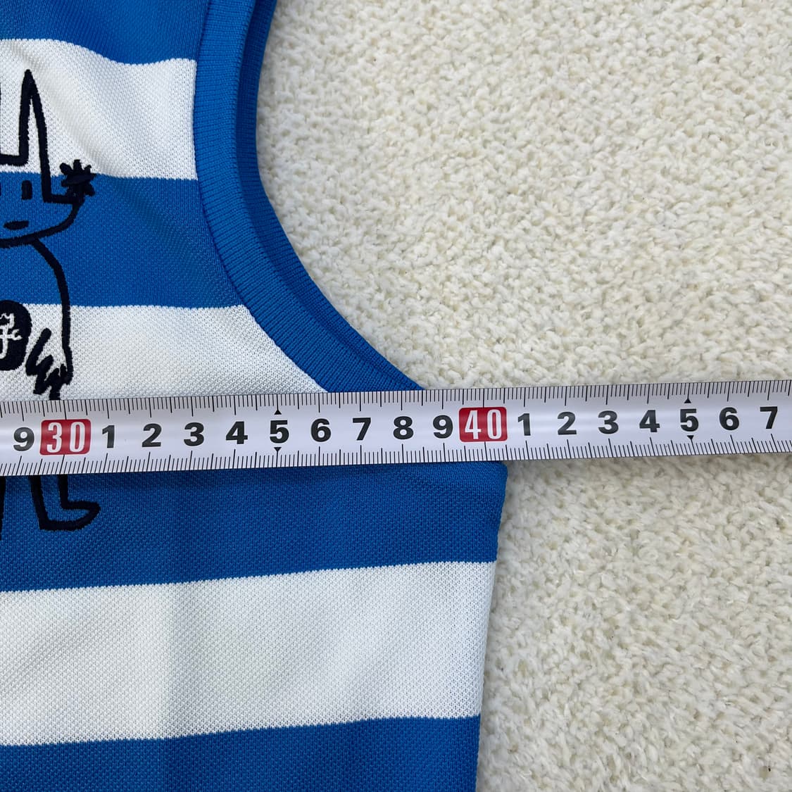 85 새상품 까스텔바작 민소매 티셔츠 0305M 상품이미지6