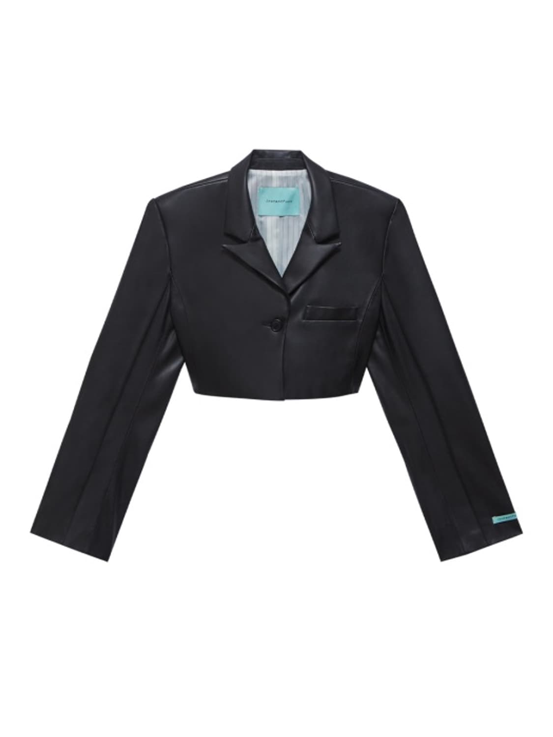 인스턴트펑크 에코 레더 숏 블레이저 상품이미지1