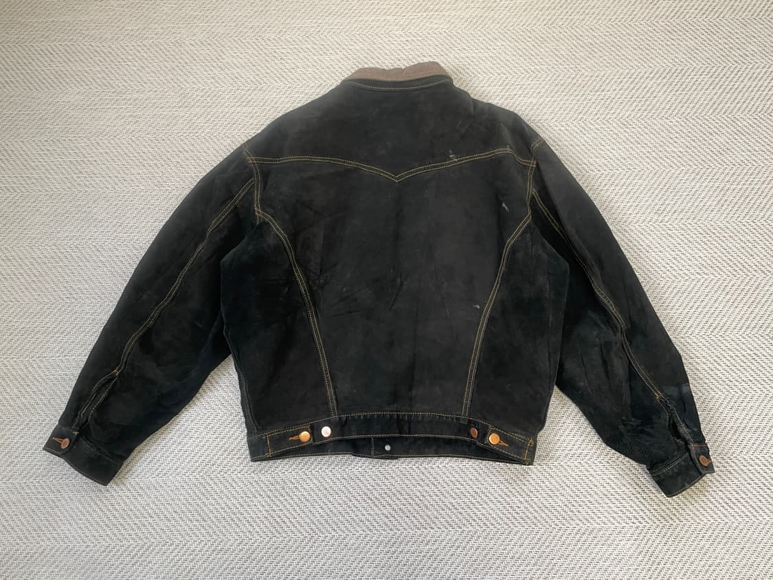 Pegabo 페가보 워셔블 스웨이드 트러커 재킷 J03404 상품이미지5