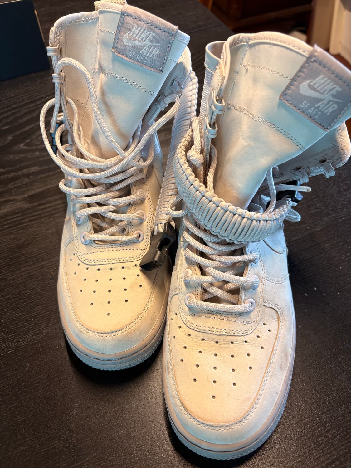 나이키 에어포스 SF AF1 하이 베이지 250mm 상품이미지7