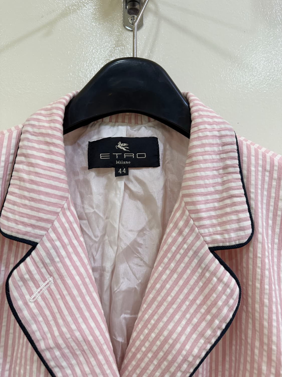 에트로 시어서커 핑크 자켓 정품 상품이미지4