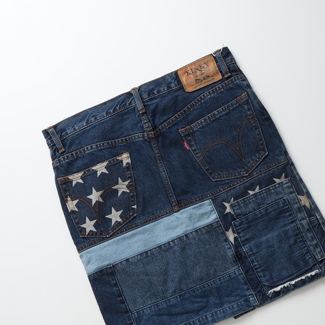 HYSTERIC GLAMOUR KINKY Patchwork Skirt 상품이미지8