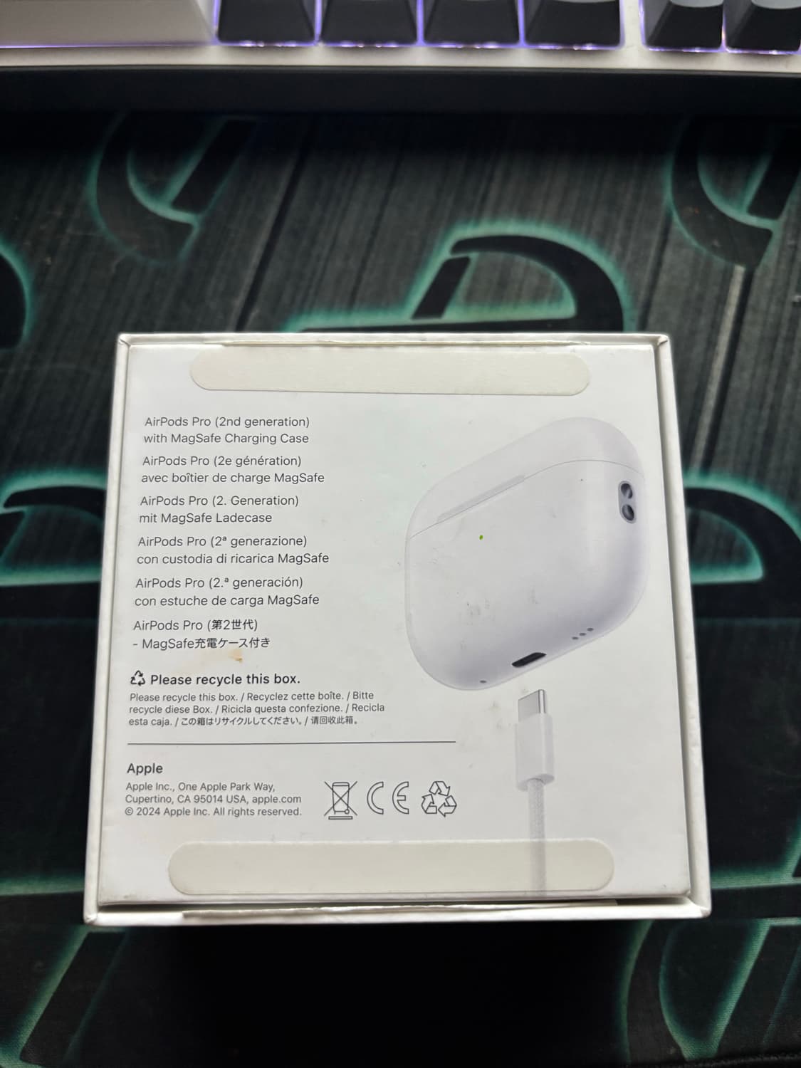 애플 에어팟 프로 2세대 풀박스 C타입(급처) 상품이미지8