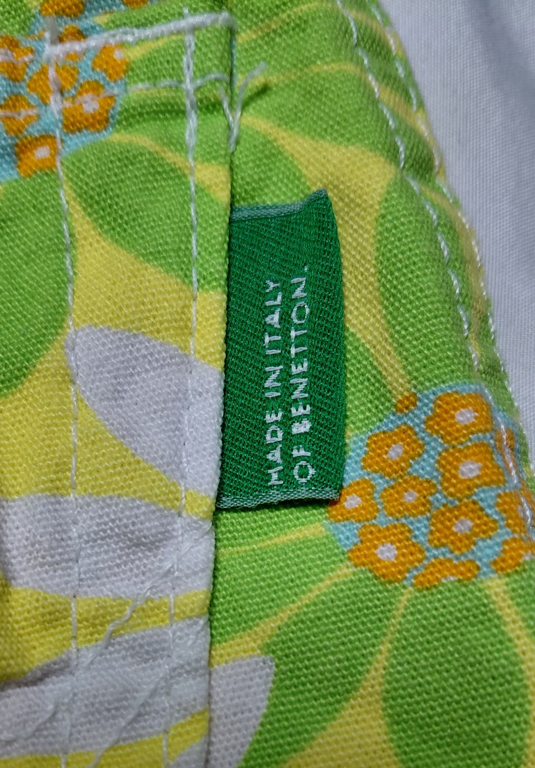 [Made in Italy] 베네통 빈티지 플라워 코튼 쇼츠 (S사이즈) 상품이미지10