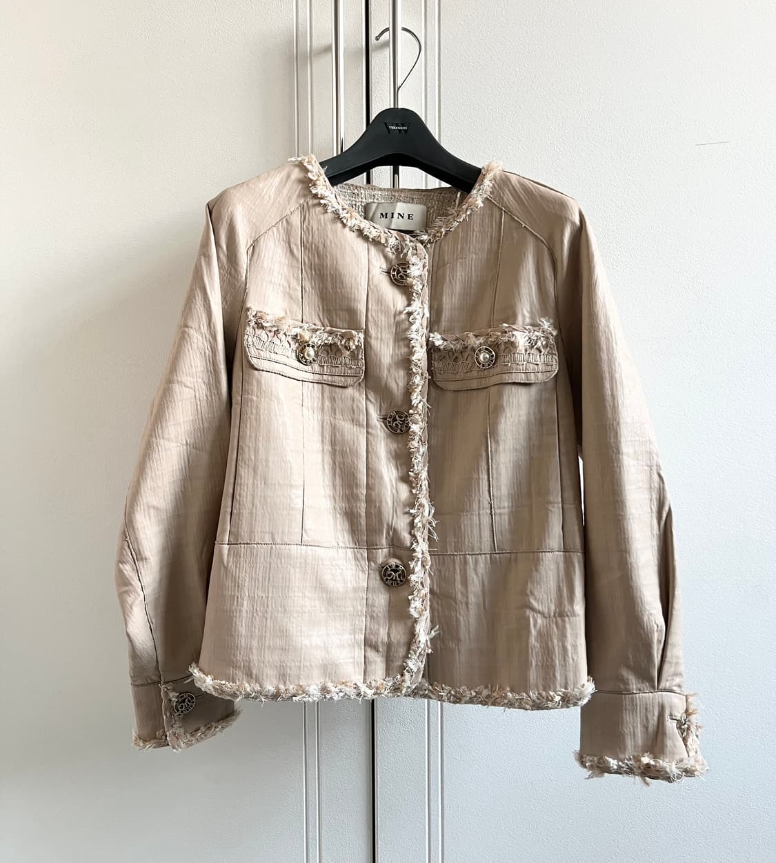 한섬 마인 레더 자켓 상품이미지3