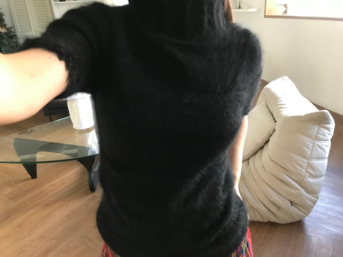 vintage angora turtle neck knit 상품이미지7