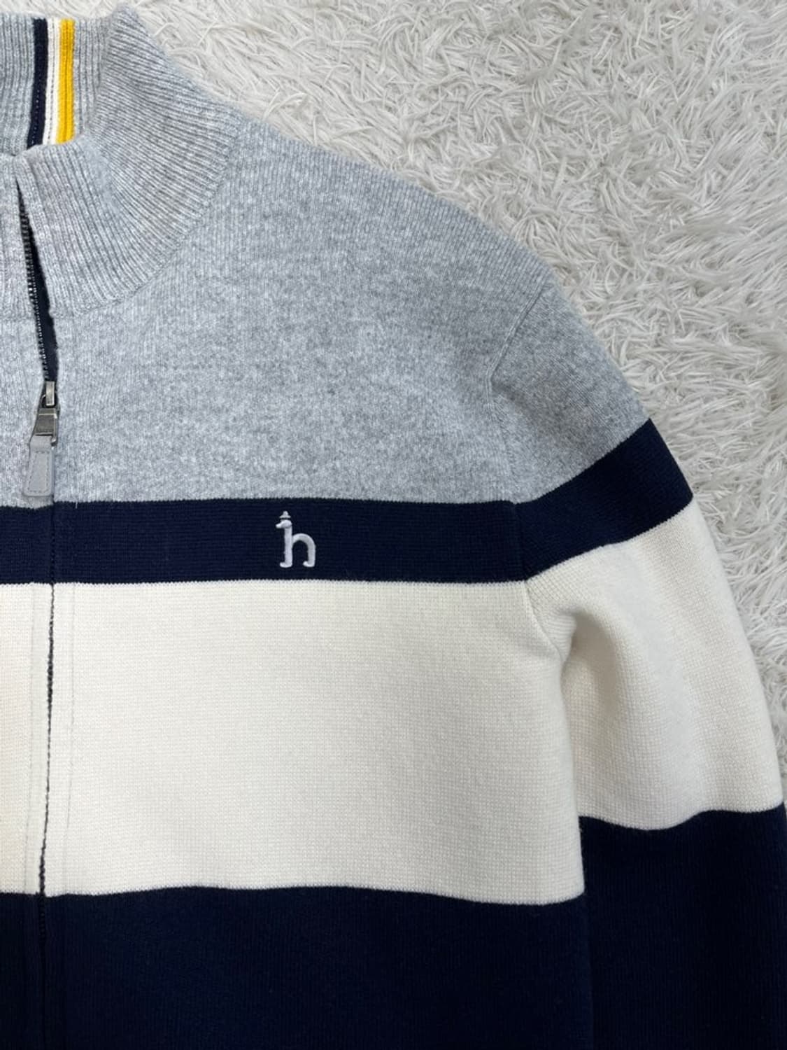 헤지스 니트 집업 가디건/#325 상품이미지2