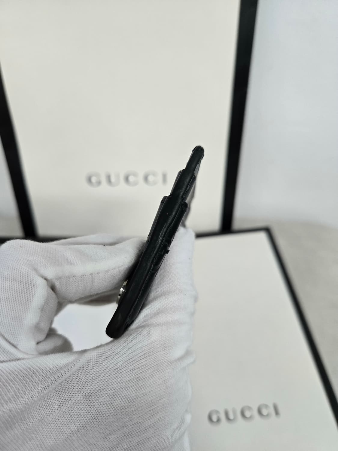 [보증서 정품] 구찌 인터로킹 카드지갑 상품이미지3