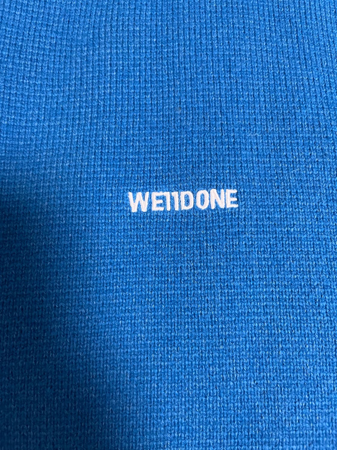 Welldone 웰던 니트 가디건 블루 M size 상품이미지2