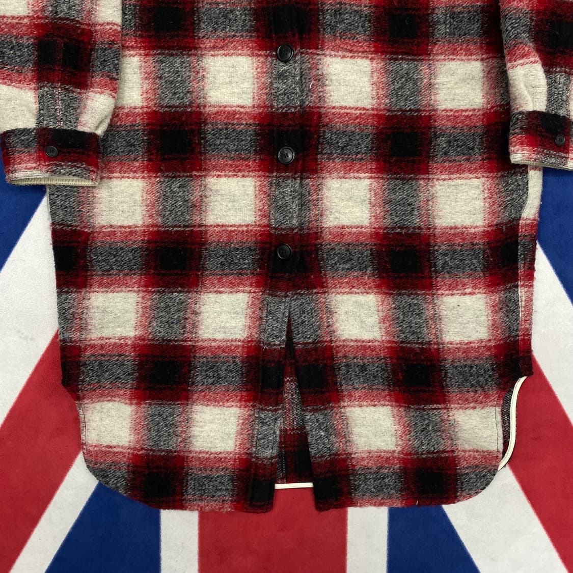 이자벨마랑 가브리온 체크 코트 0 실측 여성 55-77 상품이미지3