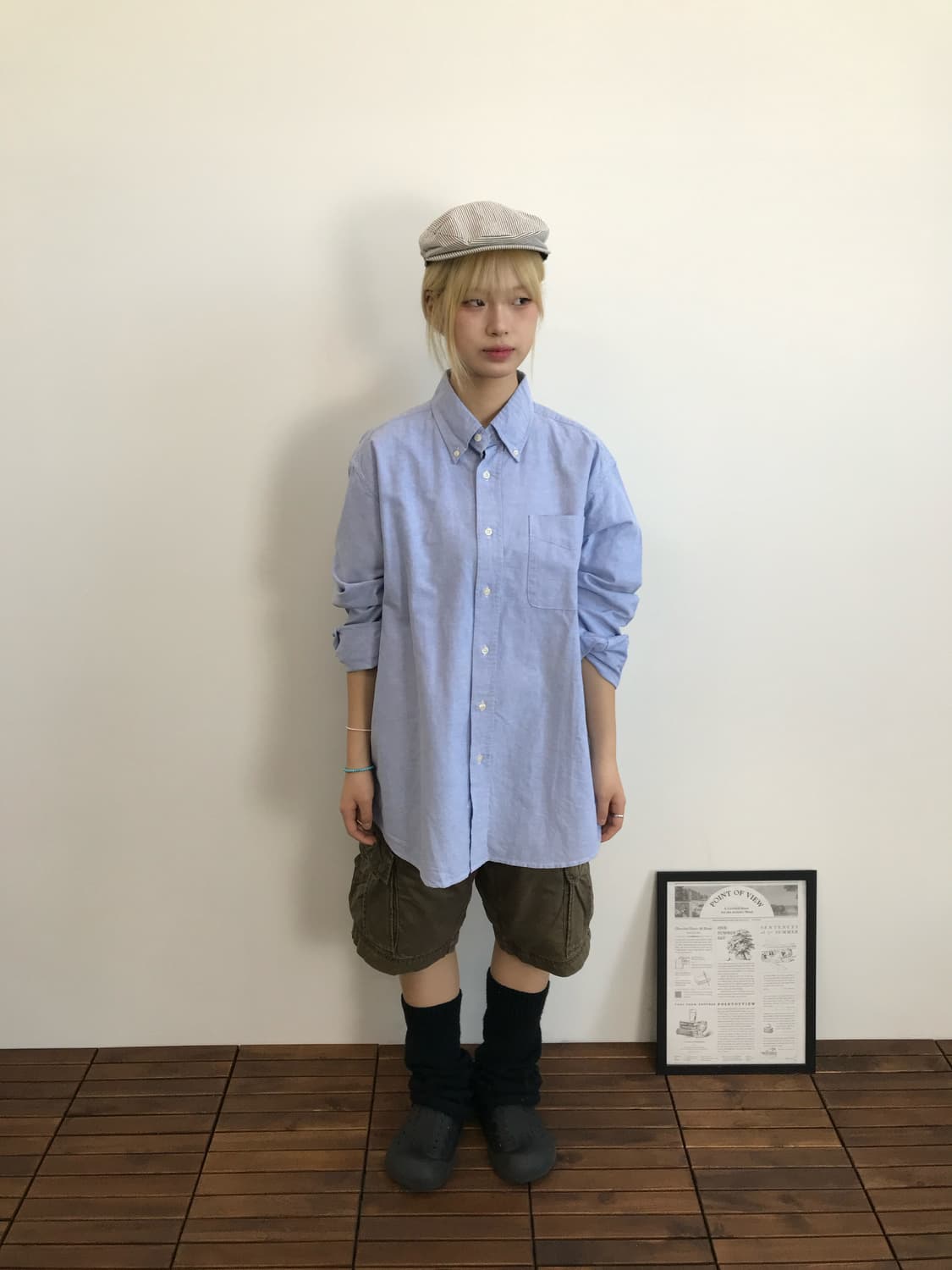 Converse Oxford Button Down Shirt 상품이미지1