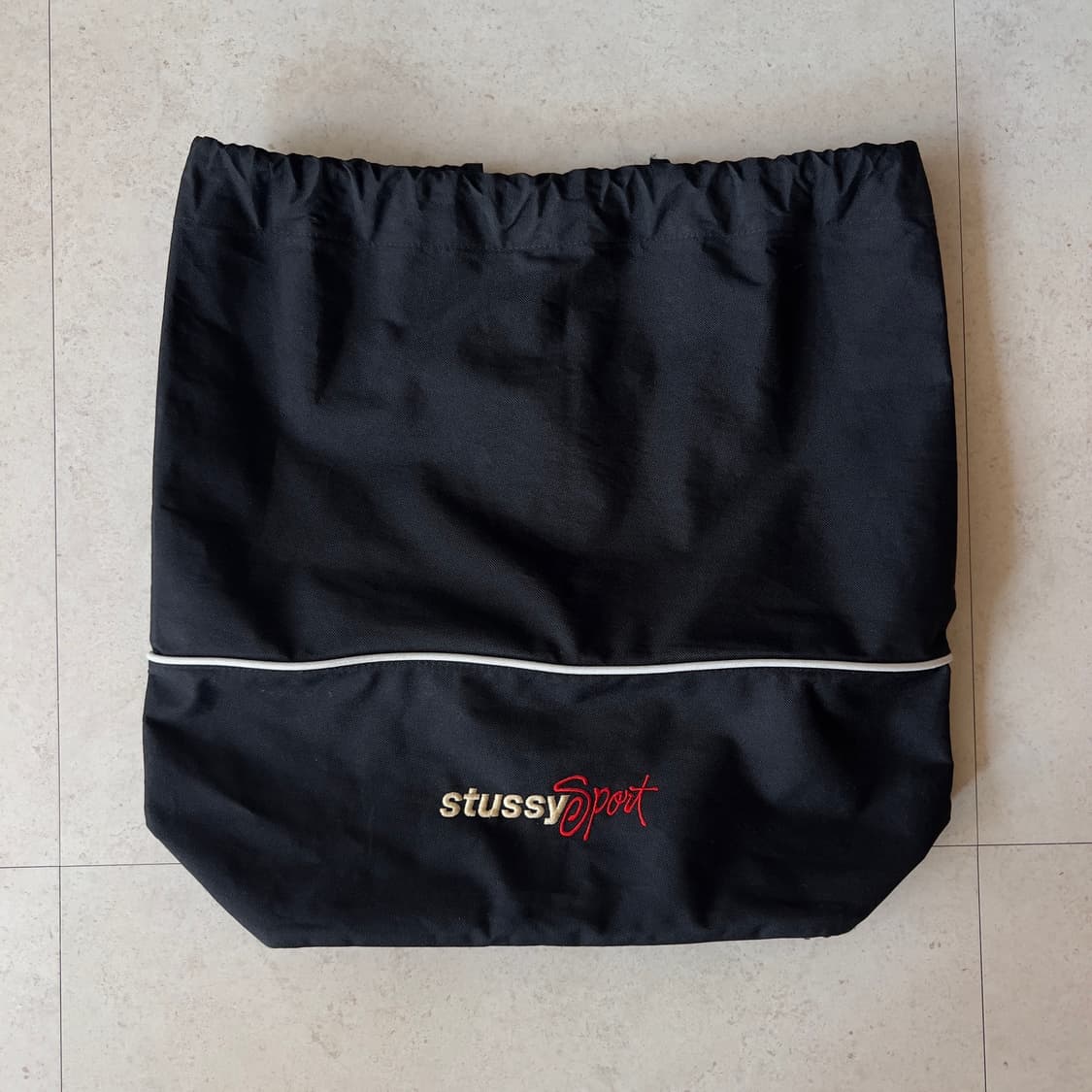 빈티지 90s Stussy Sport 드로우스트링백 상품이미지3