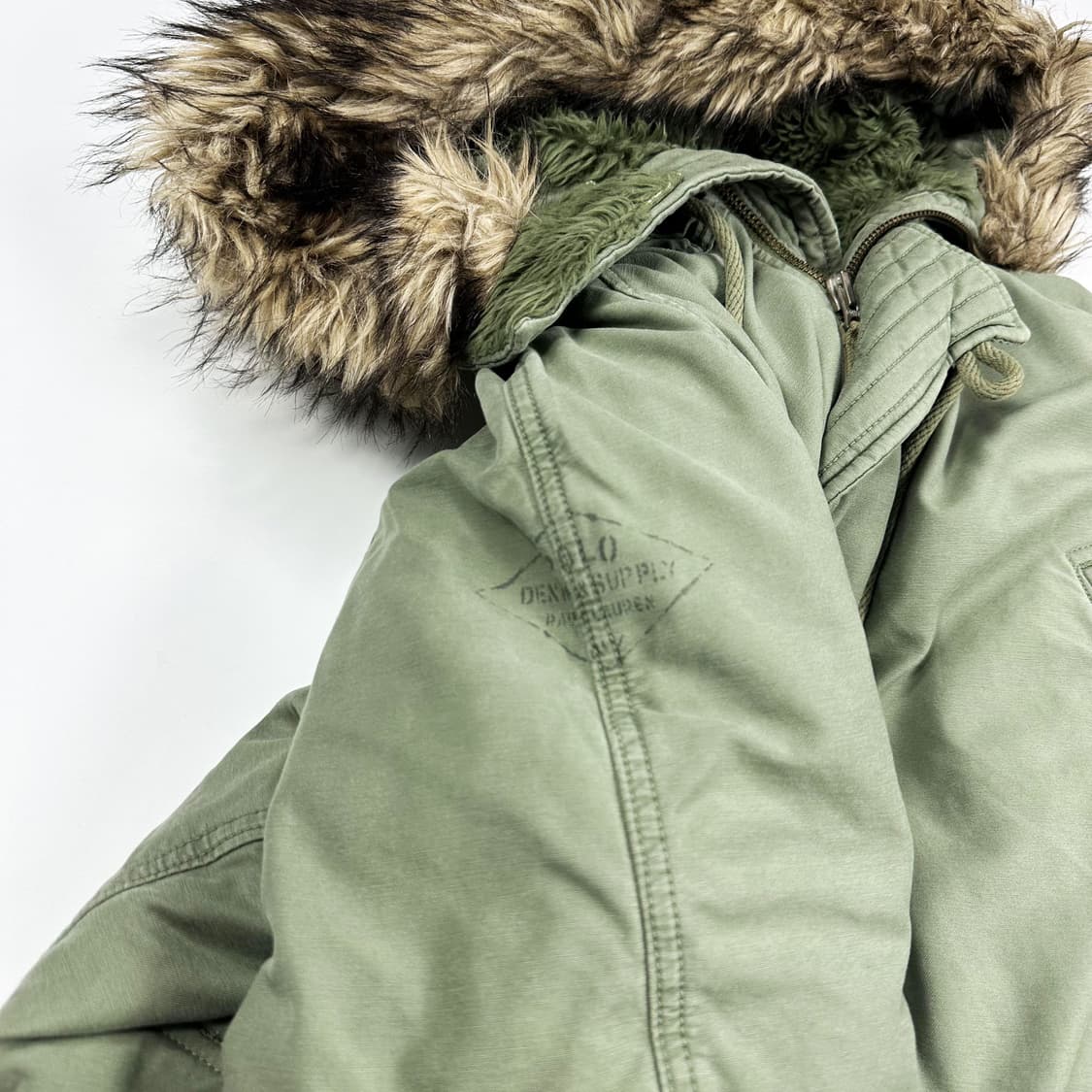 폴로 데님앤서플라이 클래식 N3B 야상 파카 M 상품이미지6