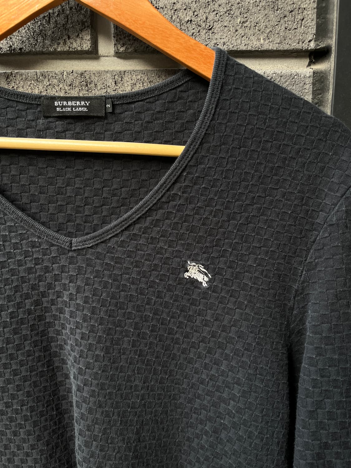 Burberry 버버리 로고 롱슬리브 블랙 상품이미지1