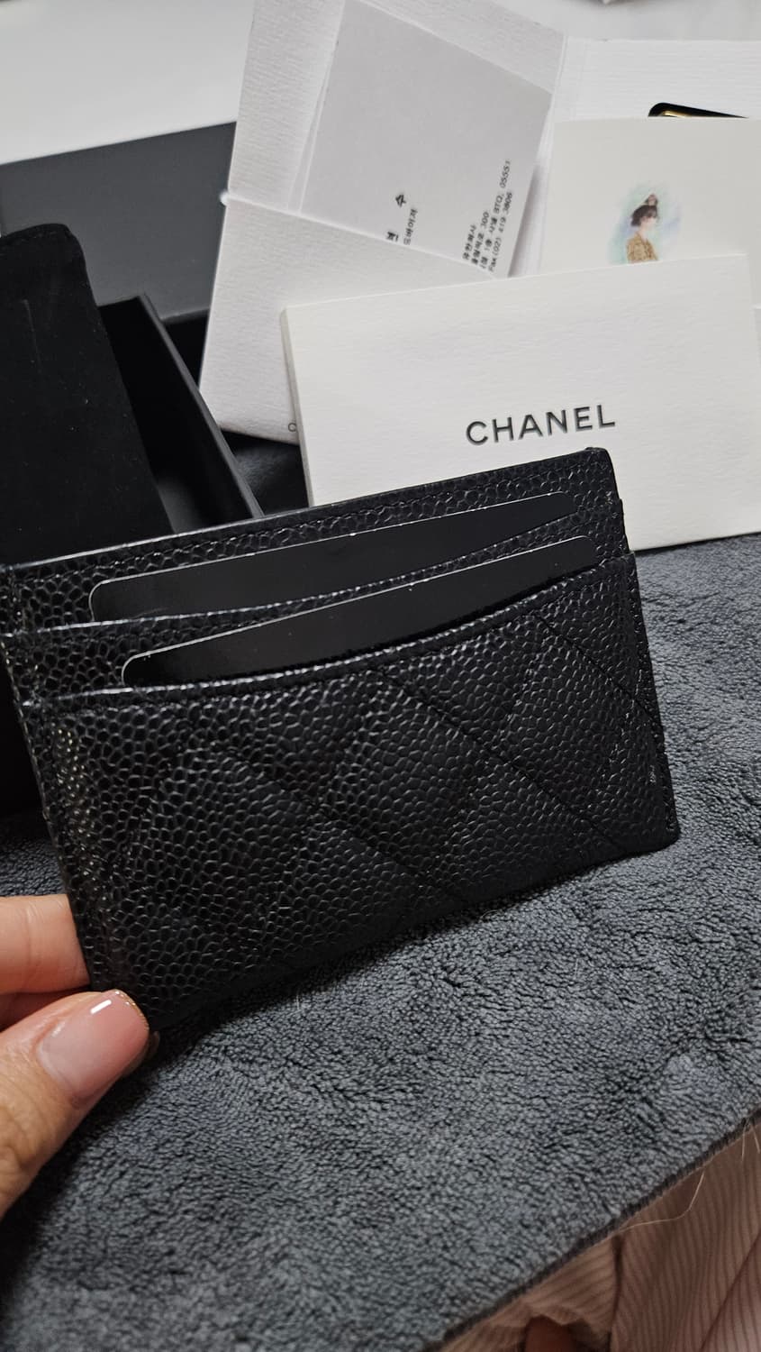 샤넬 캐비어 카드지갑 상품이미지2