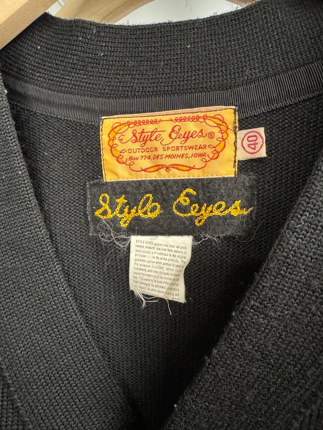 Toyo Enterprise Style Eyes 빈티지 자수 가디건 상품이미지3