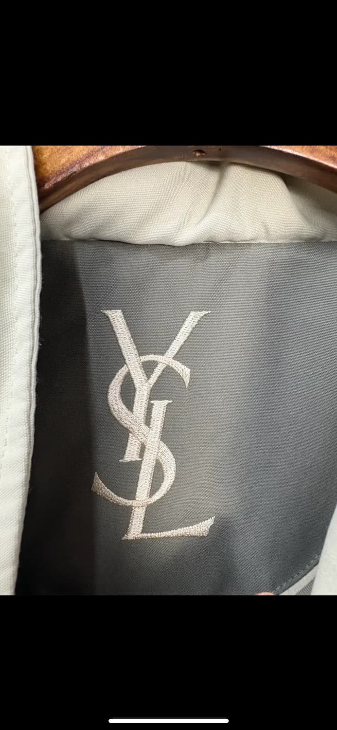 입생로랑 스몰로고 라이트카키 폴리자켓 H1465 상품이미지10