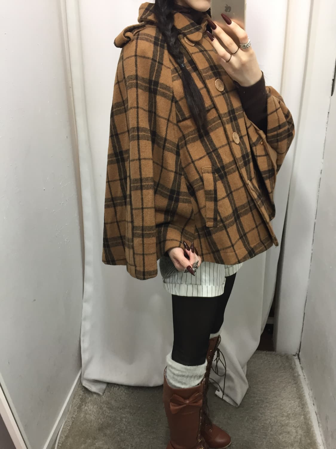 명탐정 체크 코디 🤎 상품이미지4