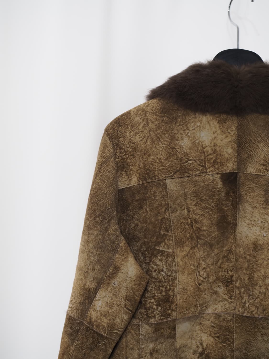 GERVE rabbit fur leather jacket  상품이미지7