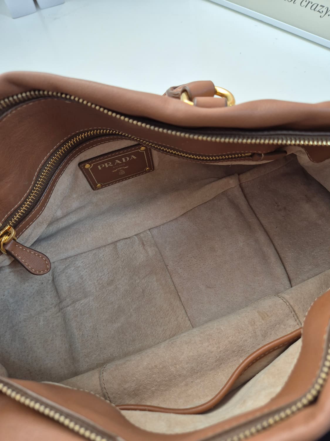 프라다 레더 토트백 상품이미지8