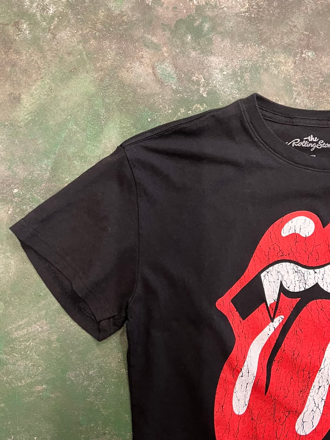 [95] 롤링스톤즈 뱀파이어 텅 로고 백프린트 밴드 반팔 티셔츠 상품이미지5